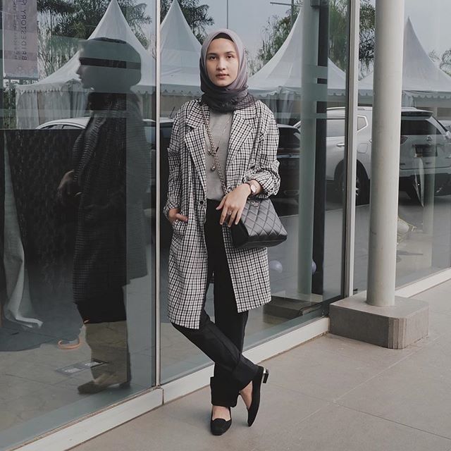 Ootd Hijab Casual Abu2