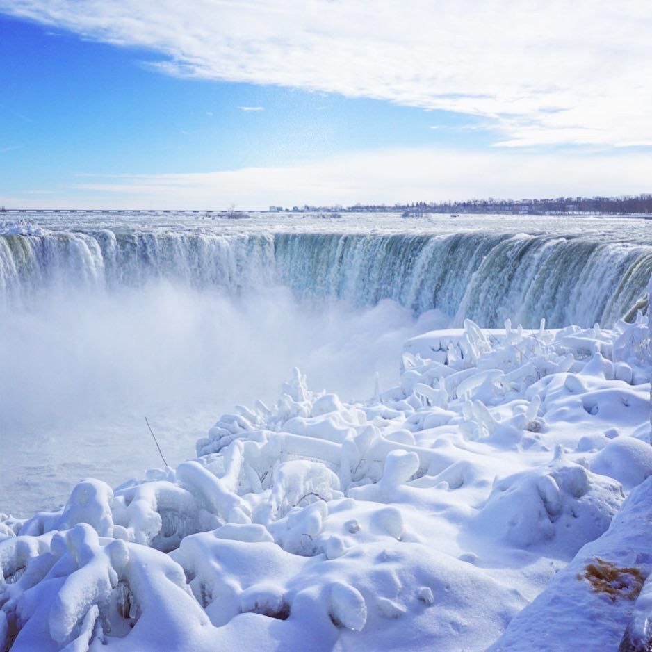 Cuaca Ekstrim di Amerika, Air Terjun Niagara Membeku