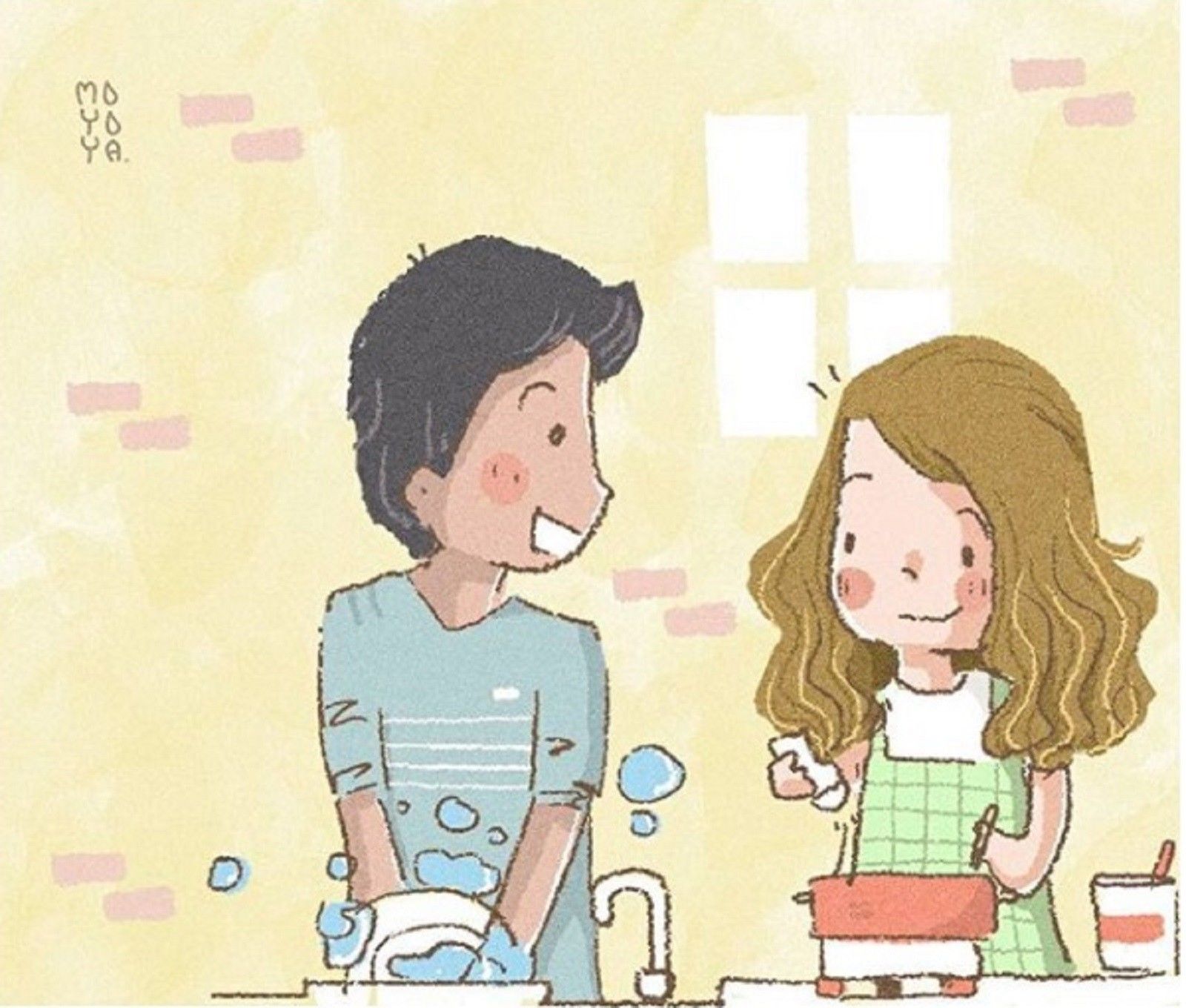 16 Ilustrasi Gambarkan Manisnya Jatuh Cinta Sama Sahabat Masa Kecil