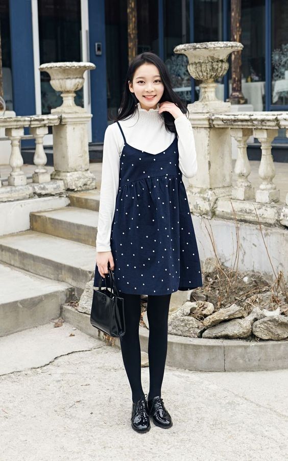 7 Inspirasi Style  Slip Dress ala Cewek Korea  Simple  