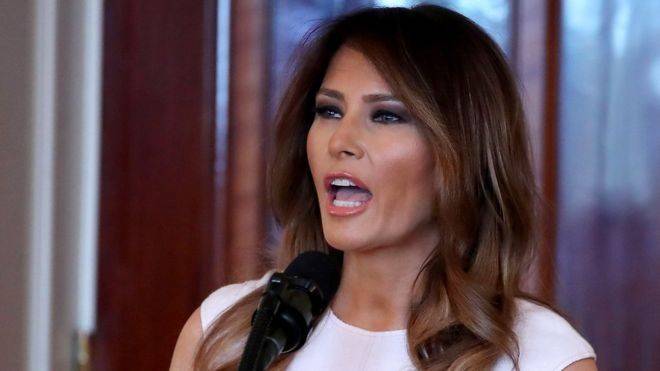 Kampanyekan Penggunaan Sosial Media Positif, Melania Trump Dibully