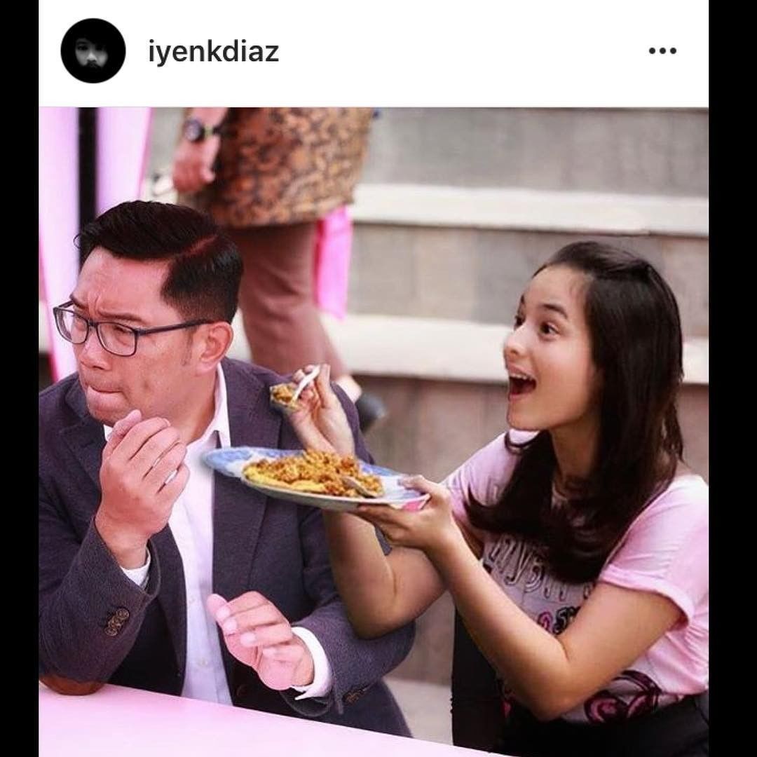 10 Potret Ridwan Kamil Bareng Artis Dengan Captionnya Yang Gokil