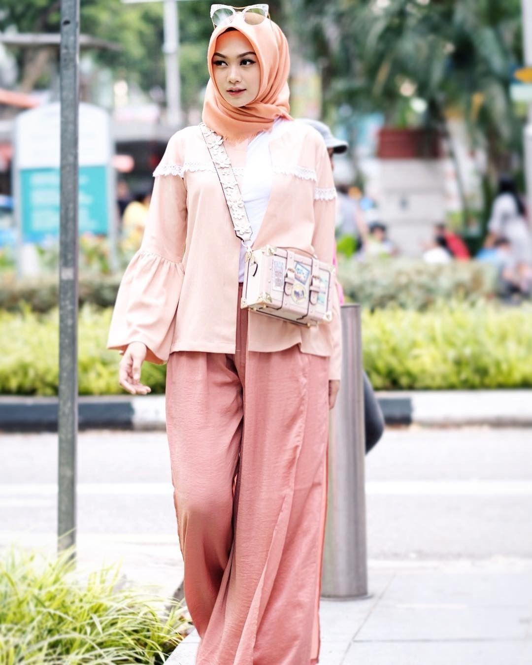 Mix And Match Palazzo Pants Contek Style Indah Nada Puspita Untuk