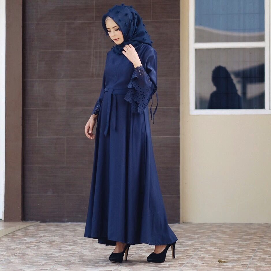 Hijab Yang Cocok Untuk Baju Warna Navy Nusagates
