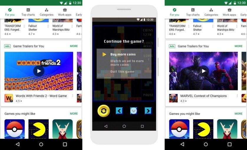 Google Mulai Uji Coba Video Iklan Versi Beta di Play Store