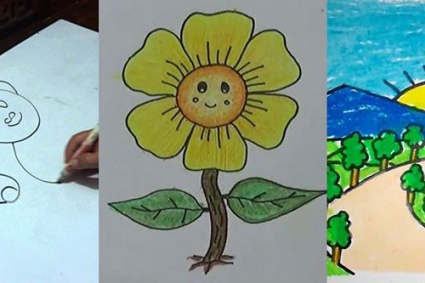 32 Contoh Gambar  Bunga  Untuk Anak  Sd  Super Keren 