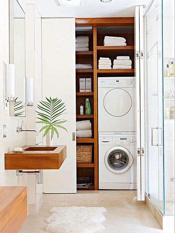 Minimalis 10 Desain Laundry Room Dalam Lemari Ini Bisa 