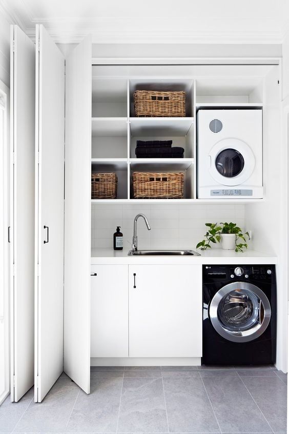  Minimalis  10 Desain  Laundry  Room Dalam Lemari Ini Bisa 