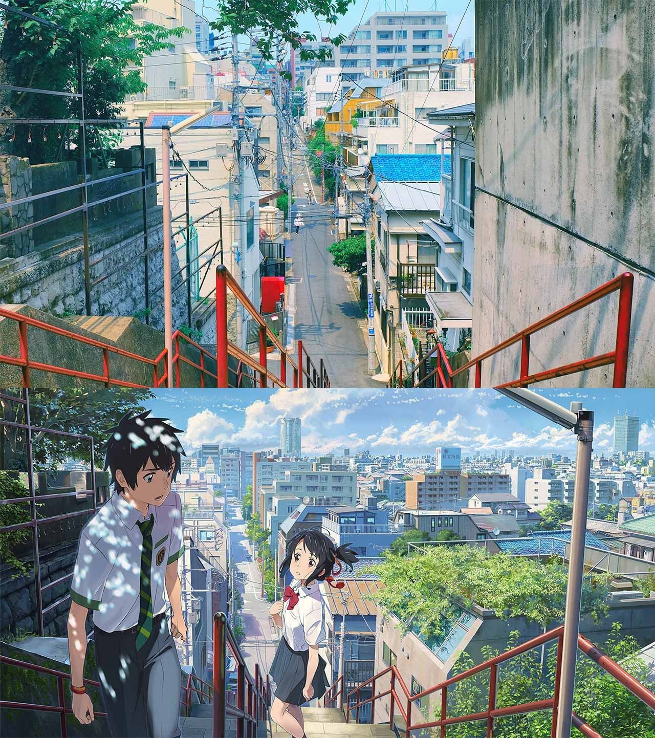 Direview Id Suka Film Kimi No Na Wa Ini Tempat Tempat Di Jepang