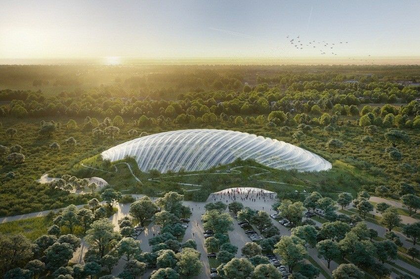 Rumah Kaca Dome Terbesar Dunia Segera Dibangun di Perancis