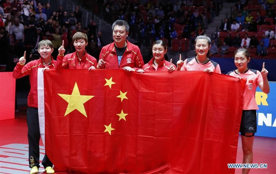Tiongkok Juara Umum Kejuaraan Dunia Tenis Meja Beregu 2018