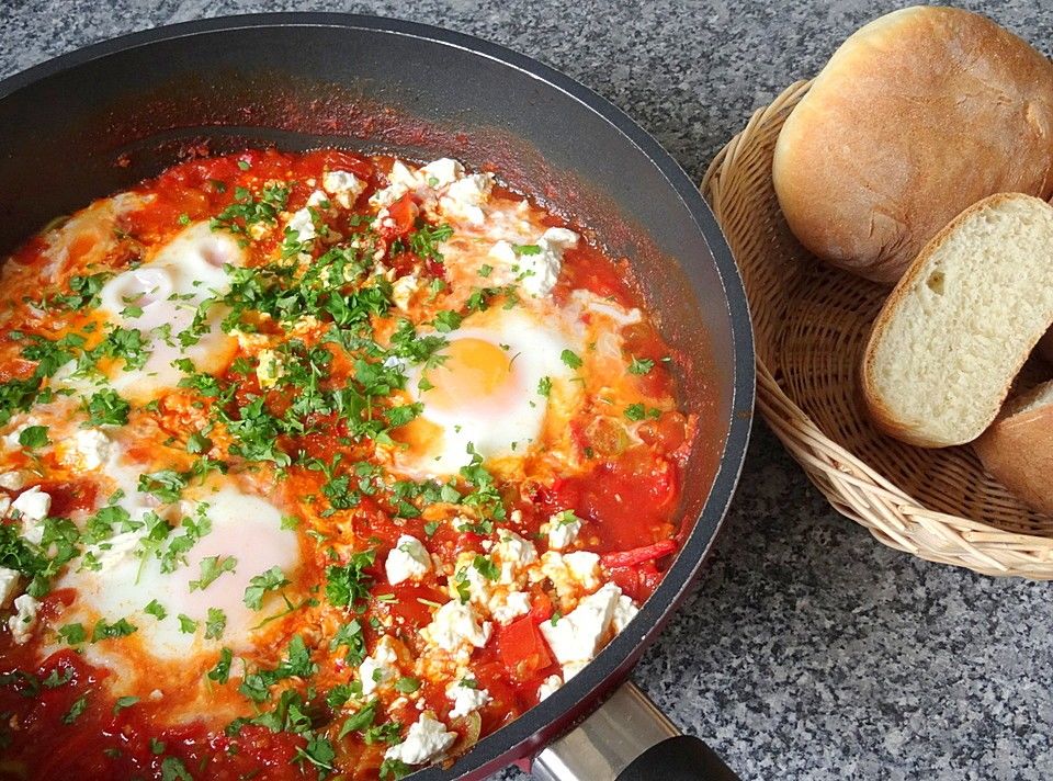 Турецкая яичница менемен рецепт с фото пошагово