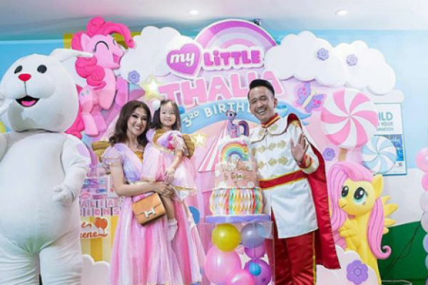 Banyak Seleb yang Hadir, 10 Potret Ultah Thalia Anak Ruben & Sarwendah