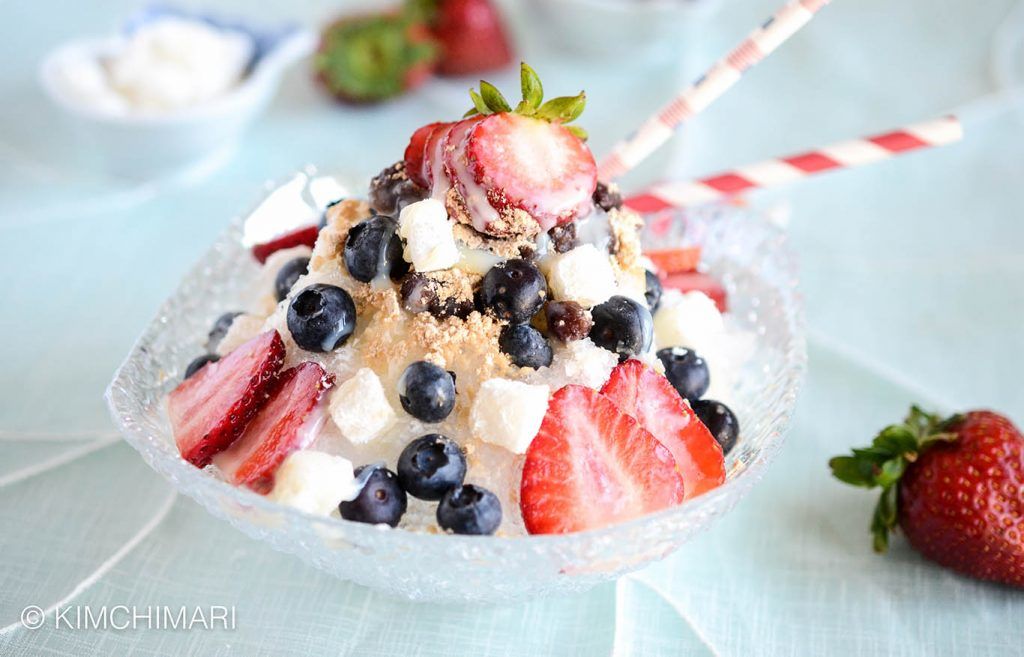Korean shaved ice