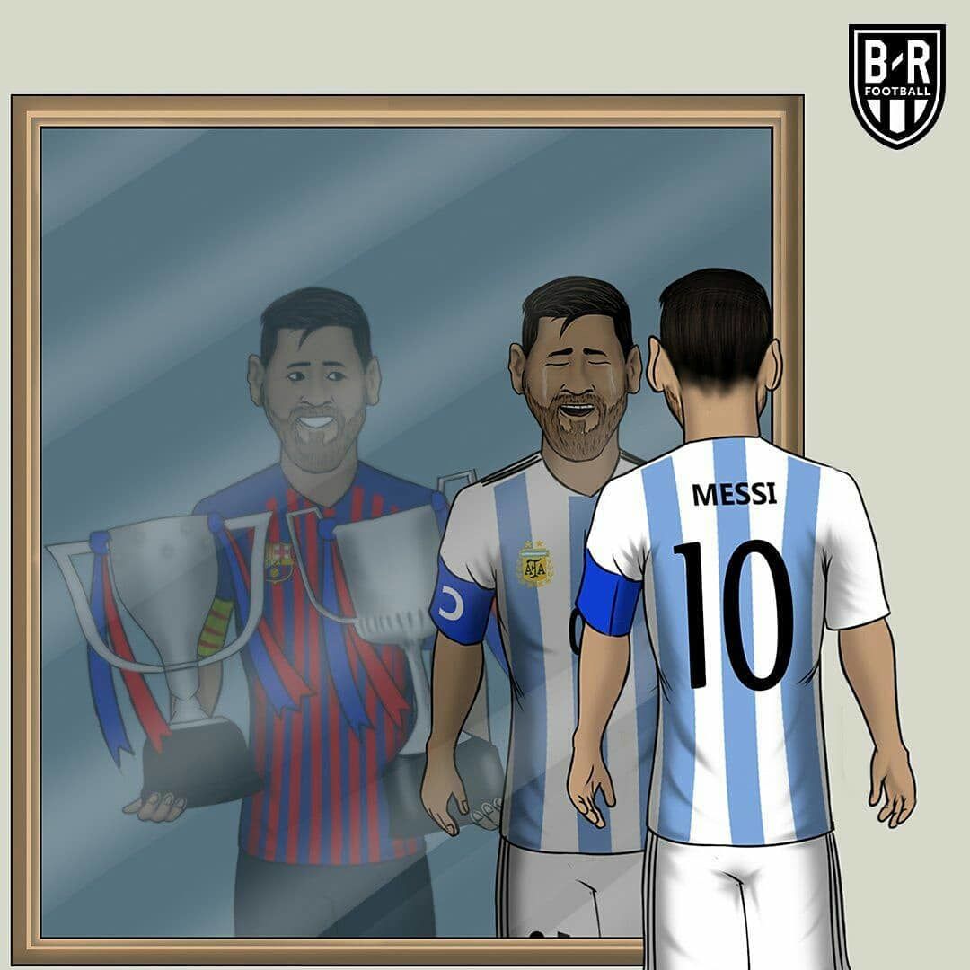 20 Ilustrasi Bukti Bahwa Hidup Messi Di Piala Dunia 2018 Penuh Drama