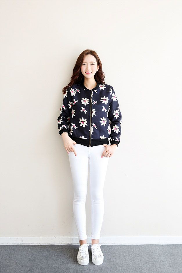 12 Style  Floral Outfit Ala Cewek  Korea  Anggun dalam 
