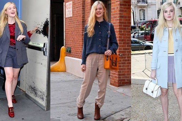 9 Referensi Gaya ala Elle Fanning, Buat Kamu Jadi Modis!