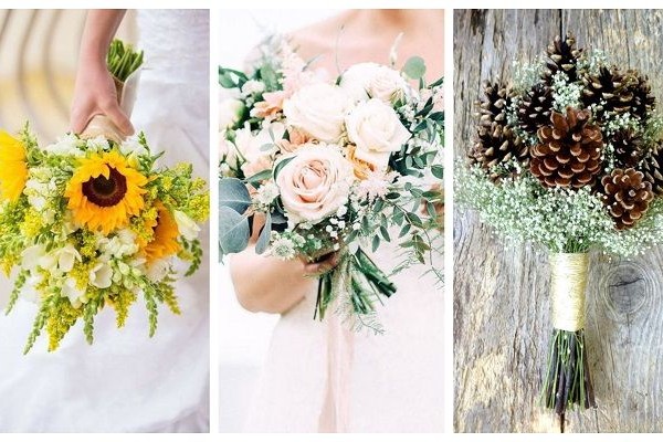 10 Ide Buket Bunga Untuk Pernikahan Tema Rustic