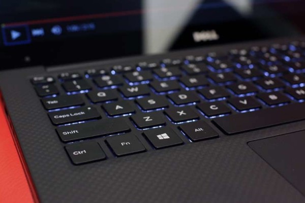 laptop with illuminated keyboard