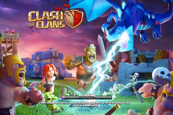 clash of clans old dragons
