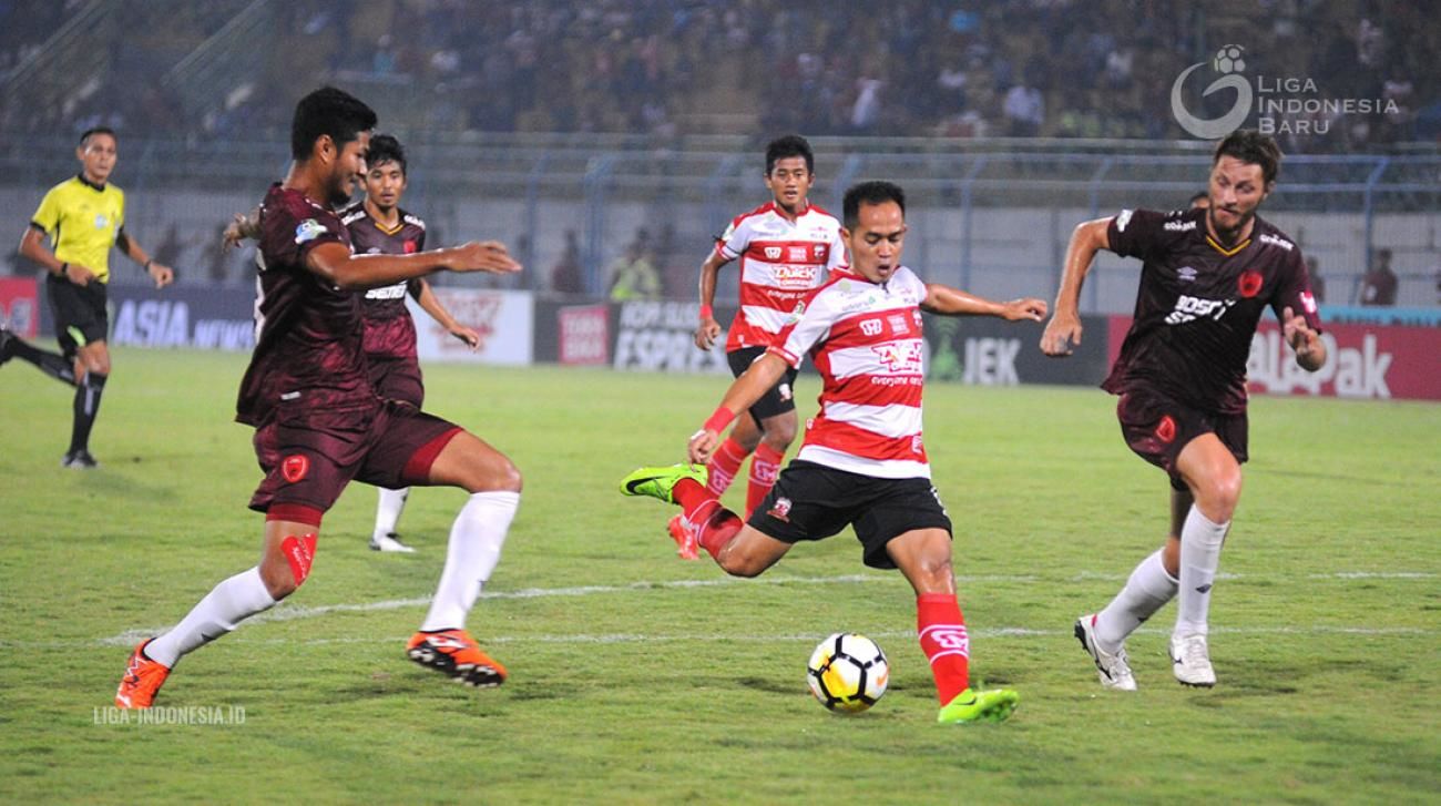 Catatan Pertemuan PSM vs Madura United, Bentrok Sengit Dua Raksasa