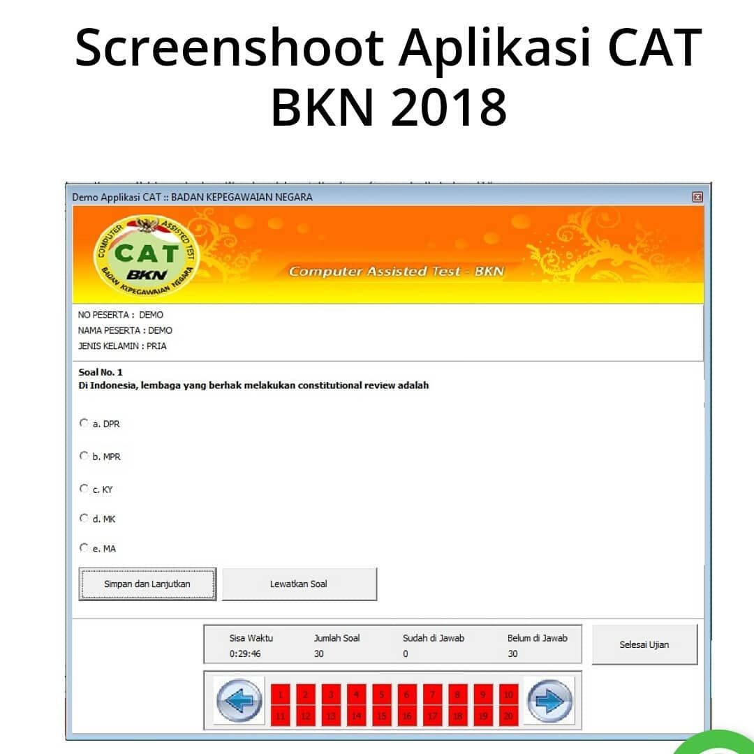 Hasil tes CAT CPNS di Klungkung 2018