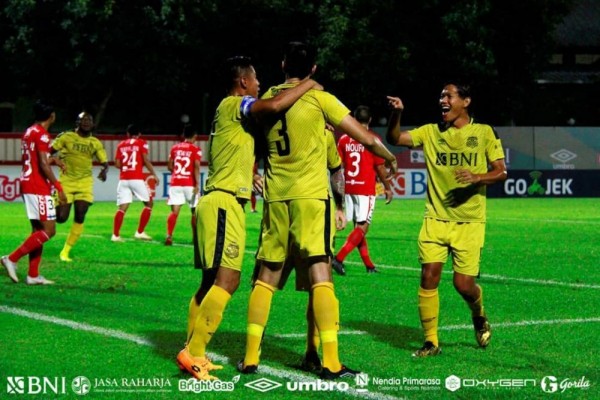 Dua Gol Bhayangkara FC Benamkan Bali United di Papan Tengah