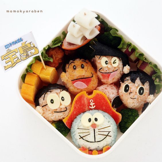 13 Kreasi Bento Kartun 90an Ini Bikin Makin Lapar