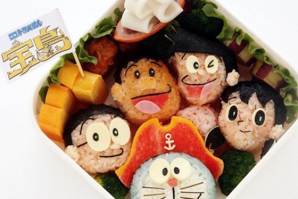Image result for Bentuk makanan dengan tokoh kartun favorit