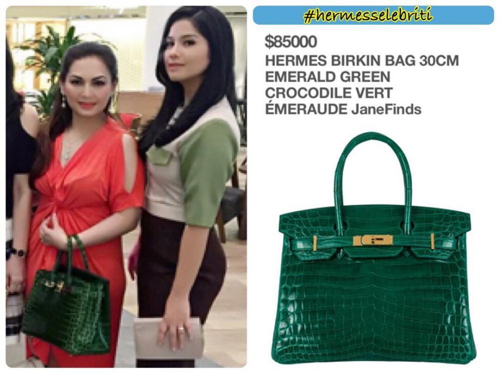 HERMES BIRKIN BAG 30CM EMERALD GREEN CROCODILE VERT ÉMERAUDE JaneFinds