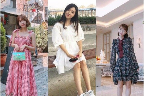 10 Dress Kekinian Gadis Korea ala Youtuber Cantik Sunny Dahye
