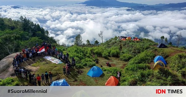 Tertinggi di toraja, ini 10 potret keindahan gunung sesean