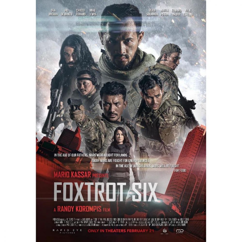 Sinopsis Foxtrot Six, 13 Fakta Film Indonesia Cita Rasa Hollywood!
