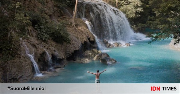 Bikim adem, ini 7 foto keindahan air terjun lapopu di pulau sumba!