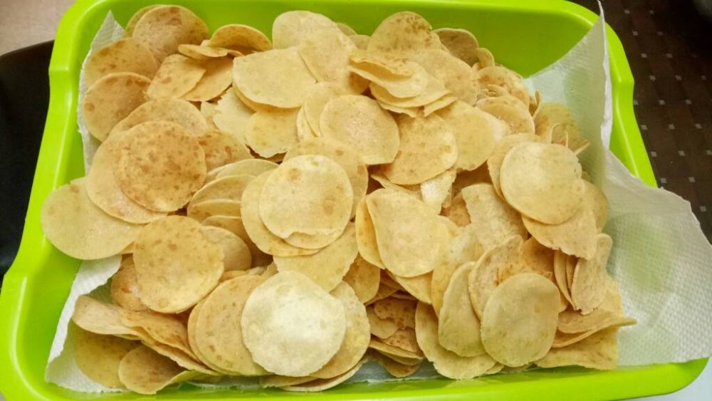 Krupuk Ampas Tahu Rasa Bawang