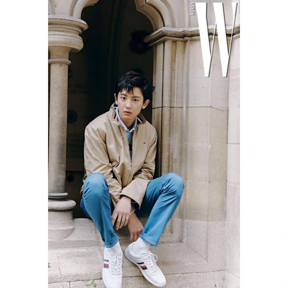 Style Keren Chanyeol Dalam Pemotretran Terbaru Weibo W Korea