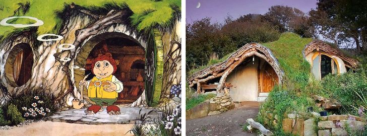 8 Rumah di  Film  Kartun  Terkenal  yang  Dibangun di  Dunia  Nyata