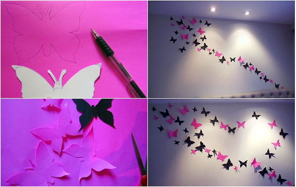  Hiasan  Dinding Kamar Dari  Kertas Origami Dan Cara 