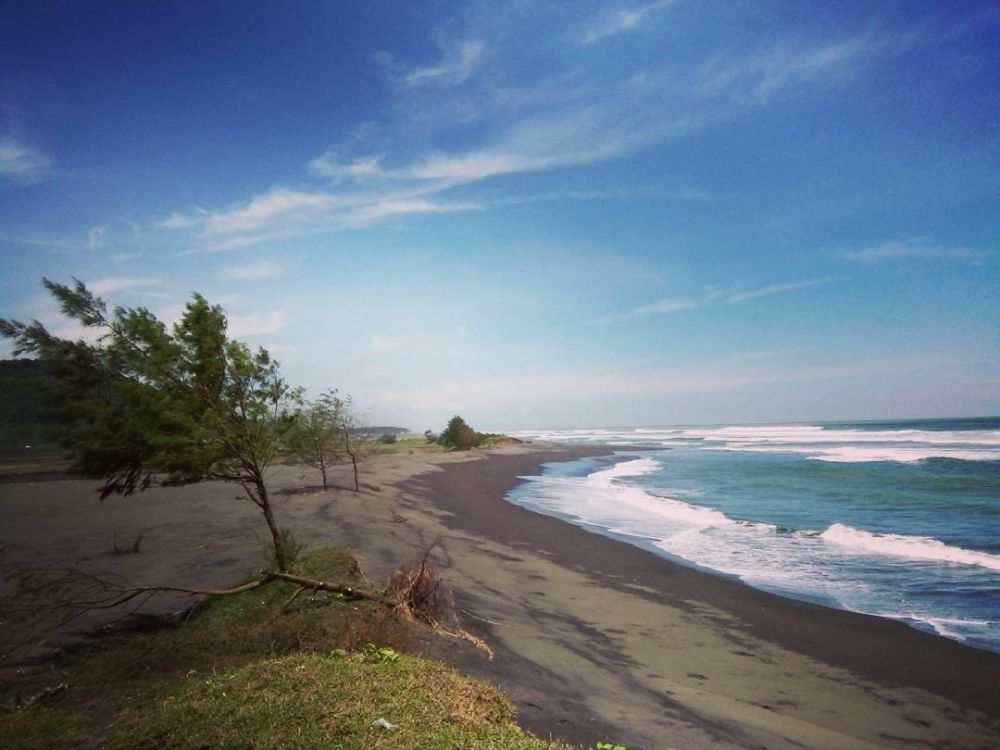  Foto  Pantai  Cilacap  Pesona Keindahan Wisata Pantai  