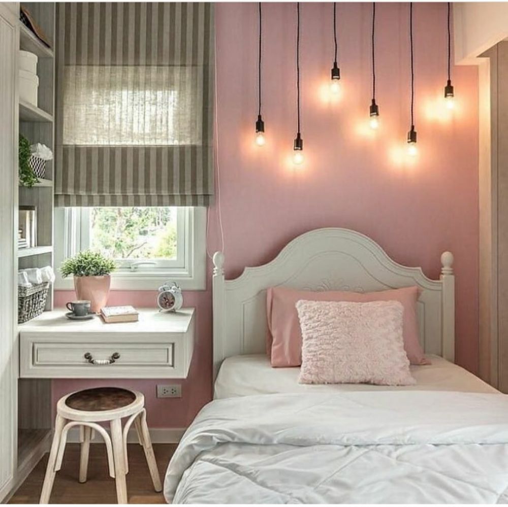 10 Ide Dekorasi  Kamar  Minimalis Warna Pink 