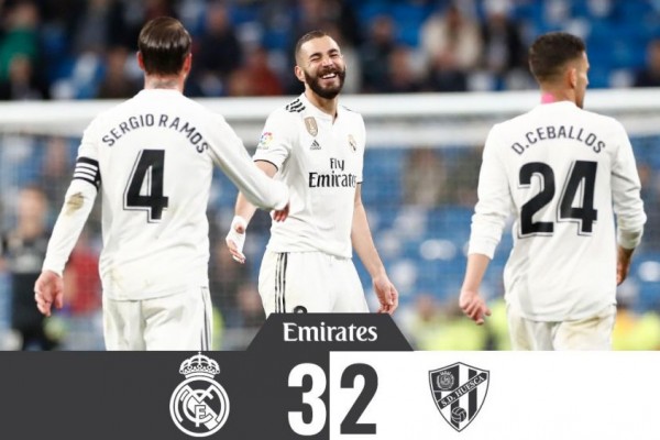 Karim Benzema Jadi Pahlawan Kemenangan Real Madrid Atas Huesca
