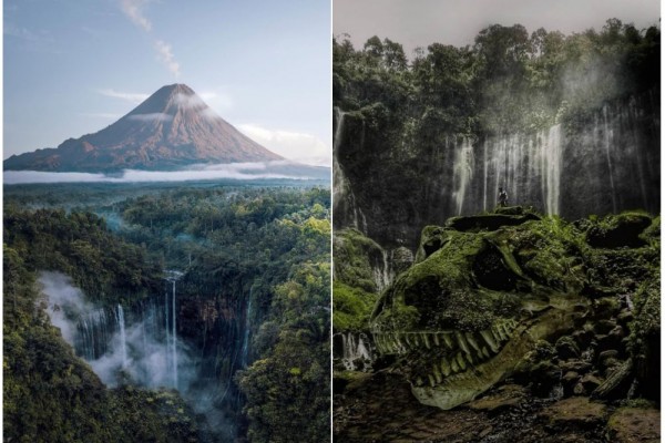 9 Potret Bersahaja 'Coban Sewu', Air Terjun Eksotik di Jawa Timur
