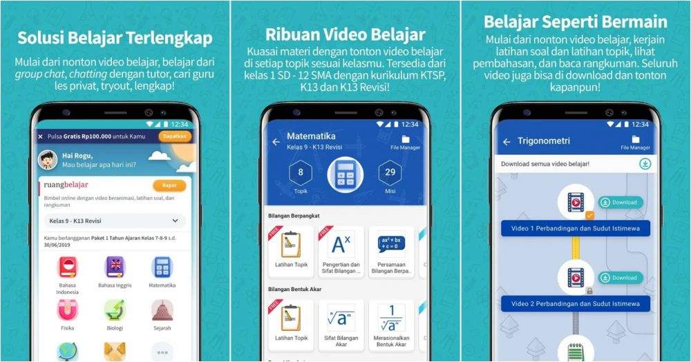 6 Aplikasi Belajar Online Yang Wajib Dicoba Untuk Mengusir Kebosanan