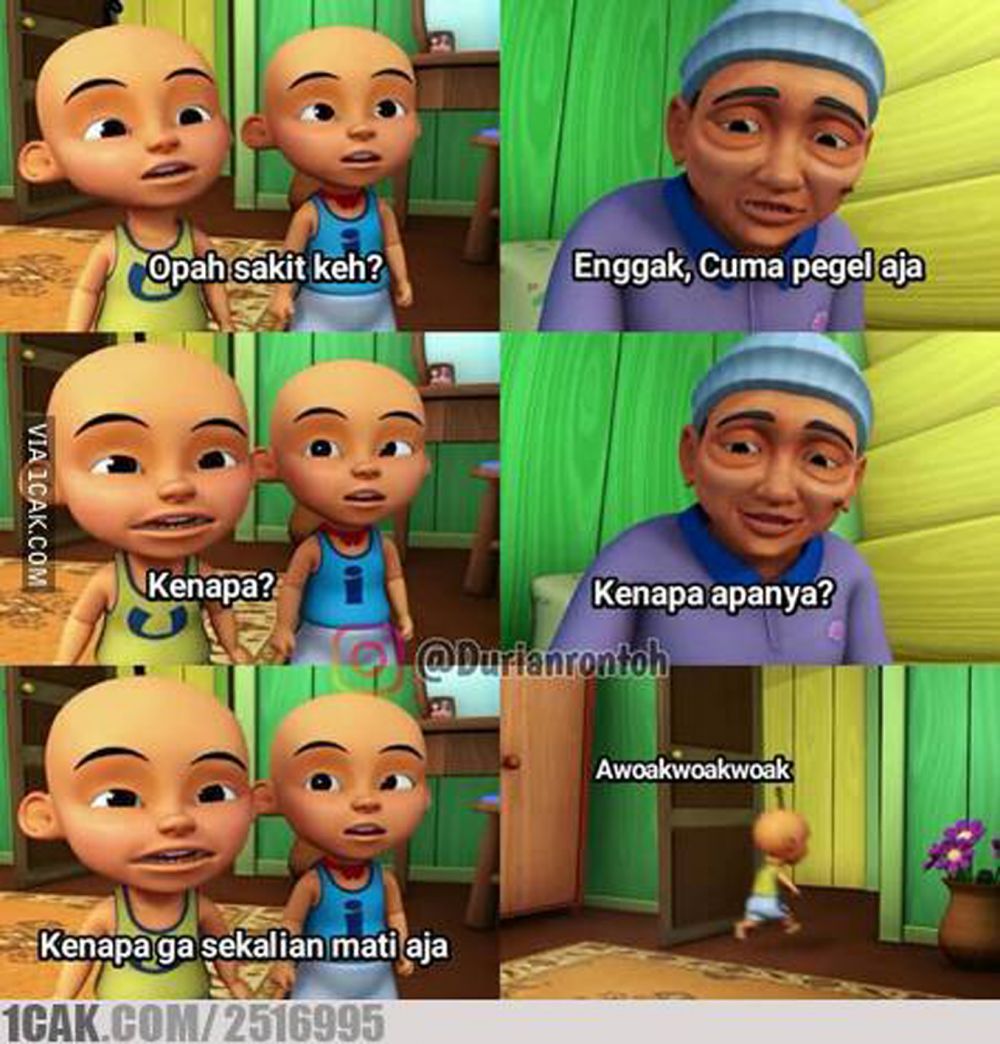 63+ Gambar Mentahan Meme Upin Ipin