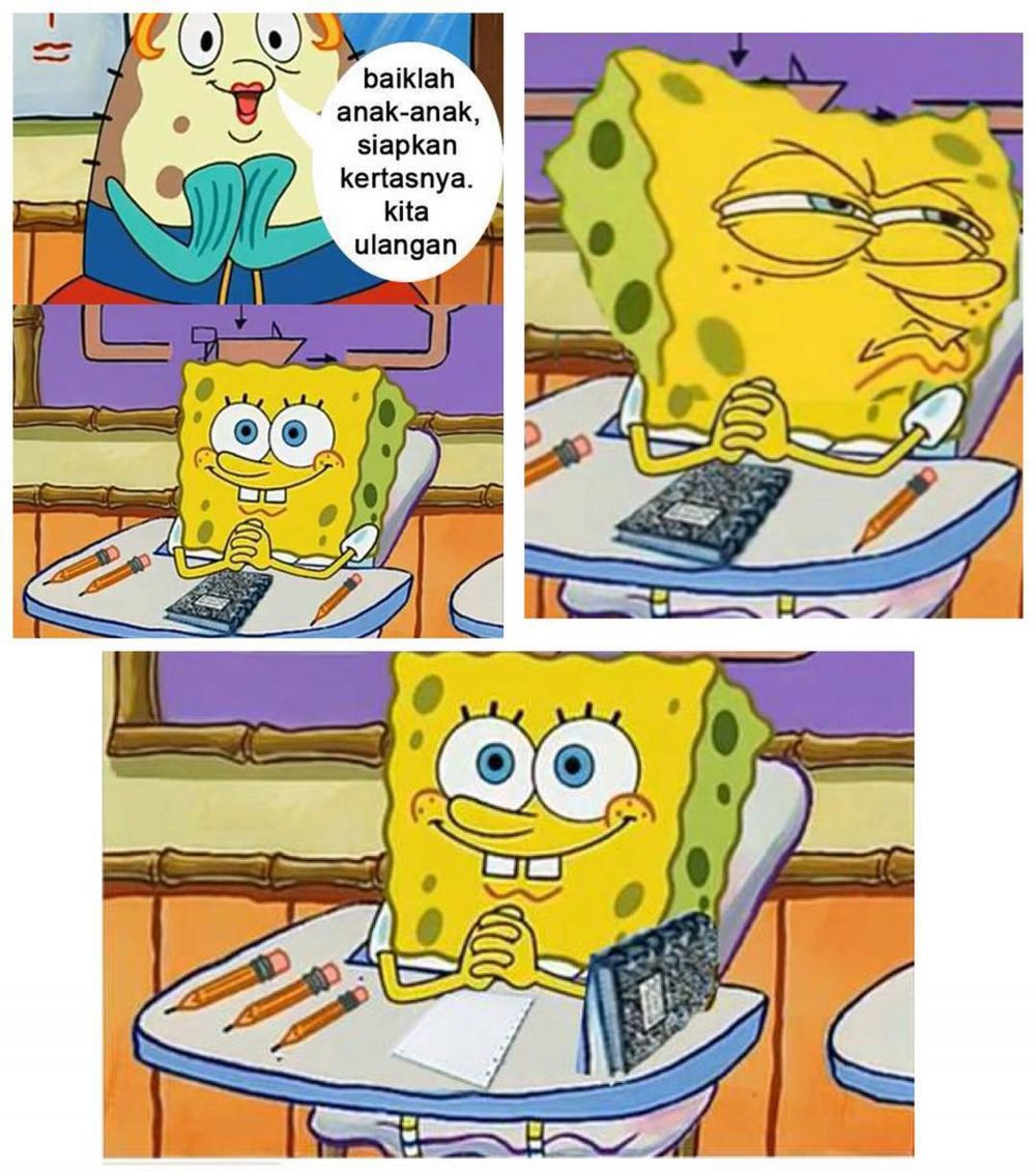 10 Meme Lucu SpongeBob Ini Bikin Ketawa Sambil Tepuk Jidat