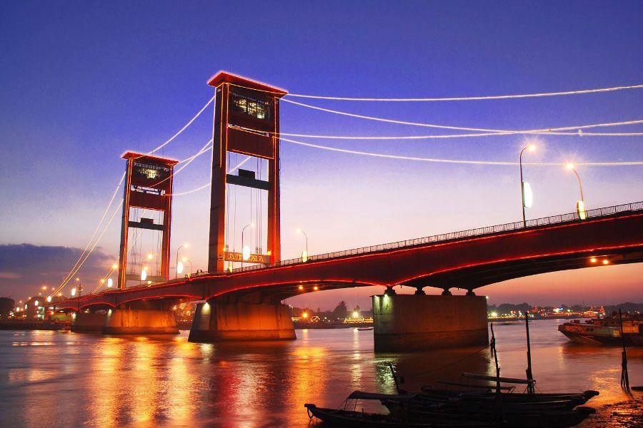 Legendaris Jembatan Ampera Jadi Venue Festival Sriwijaya Xviii 2019