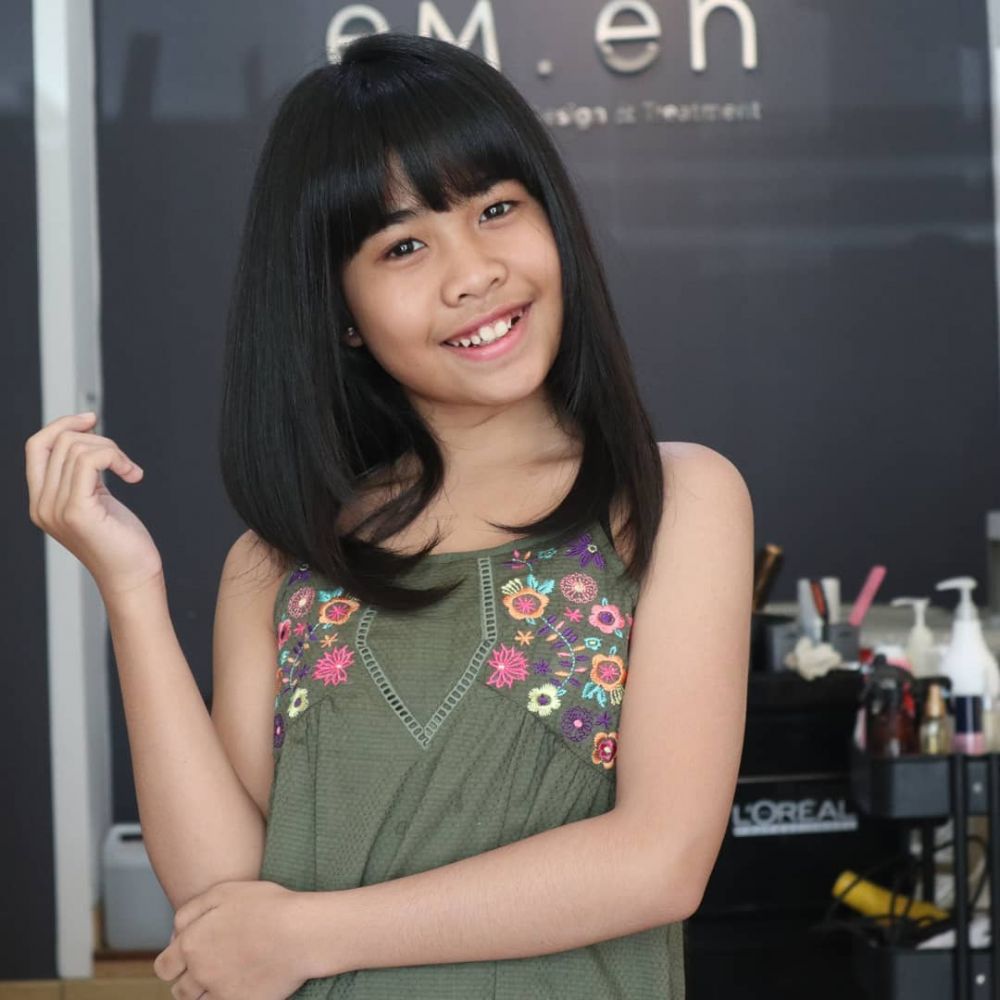10 Potret Alifa Lubis Artis Cilik Pemenang Little Miss Indonesia 2013 