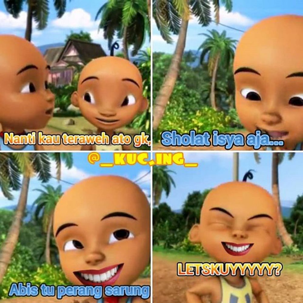 20+ Gambar Meme Upin Ipin Lucu