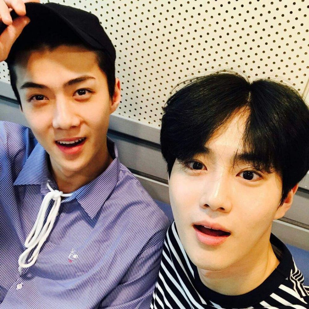 9 Momen Kompak Suho Dan Sehun Exo Dekatnya Bak Kakak Beradik