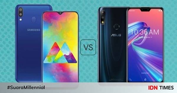 samsung m20 vs asus zenfone max pro m1